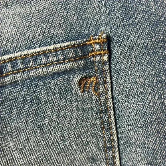 Madewell High Rise Denim Boyshorts Button Through Edition G1064 Size 26 - Picture 8 of 12